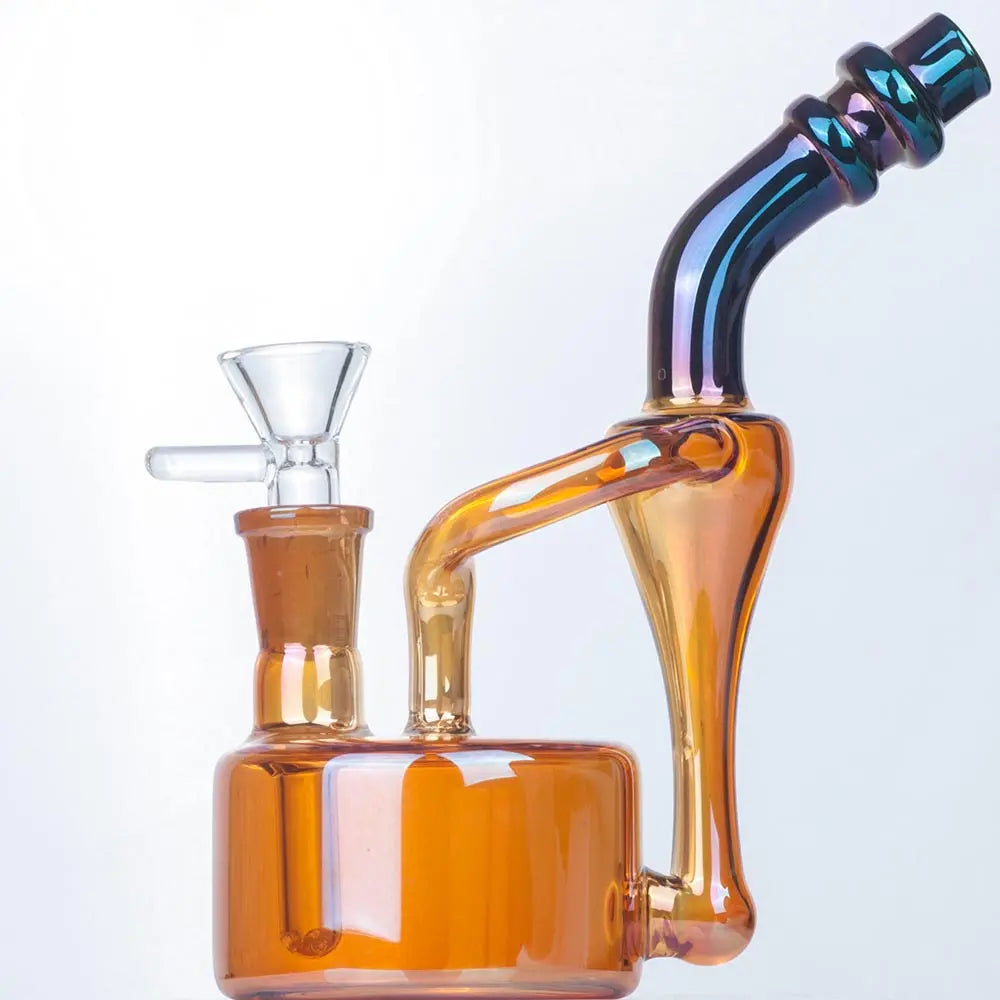 6" Dual Chamber Recycler Dab Rig