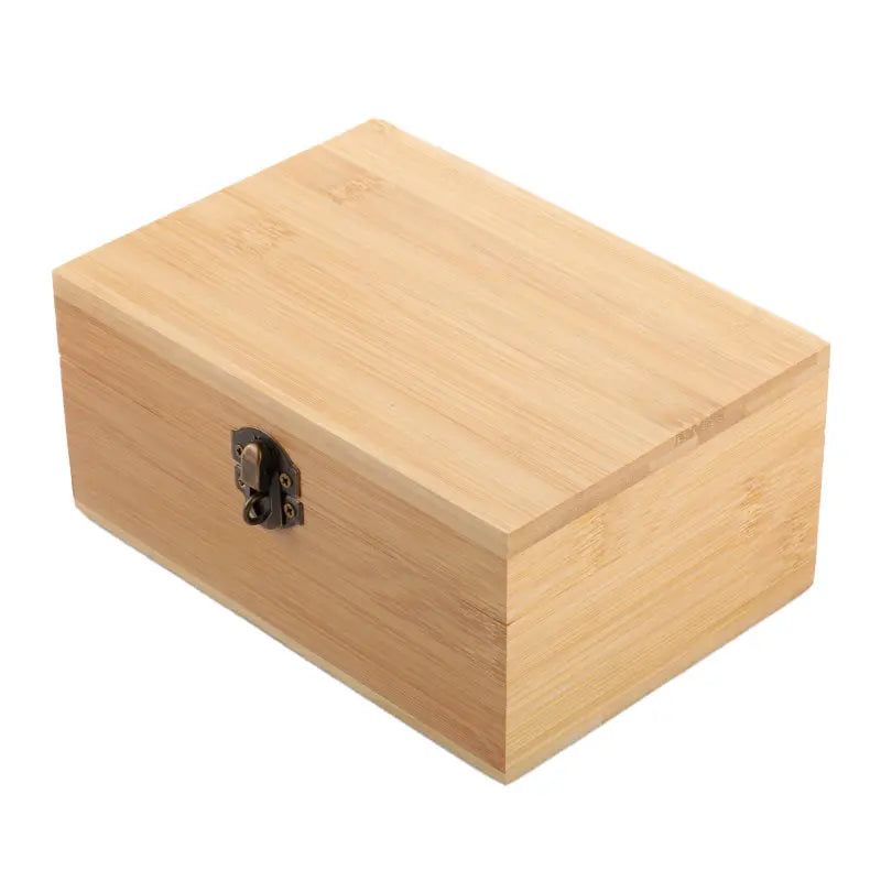 100% Bamboo Stash Box w/ Combination Lock